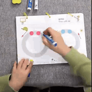Reusable 64 pages kids practice set