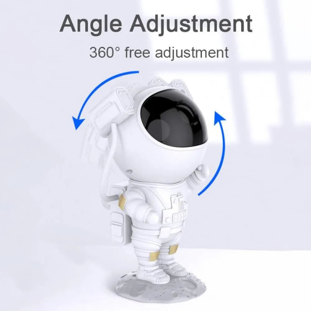 Storio Plastic Baby Toys Astronaut Galaxy Projector with Remote Control - 360° Adjustable