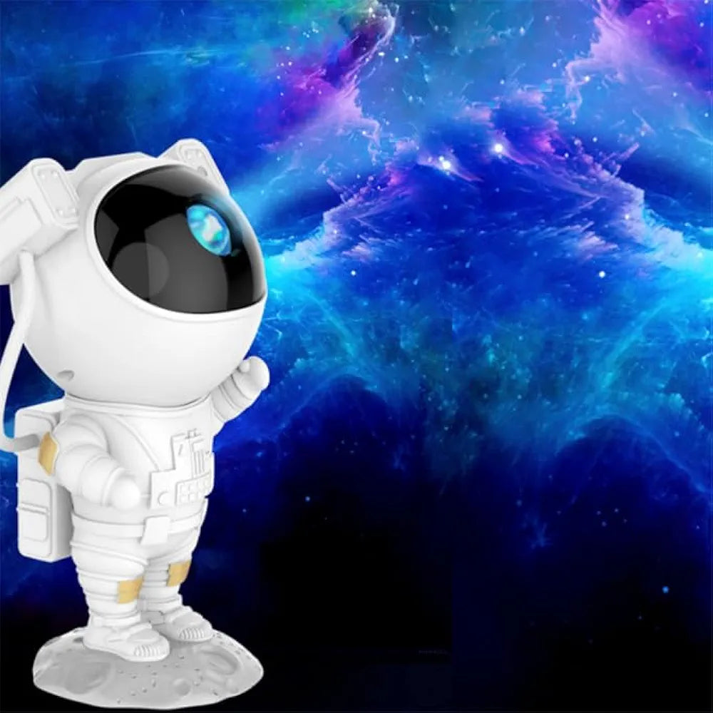 Storio Plastic Baby Toys Astronaut Galaxy Projector with Remote Control - 360° Adjustable