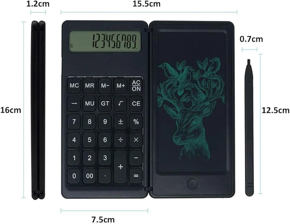 Calcify™ 2-in-1 Smart Calculator with Writing Pad
