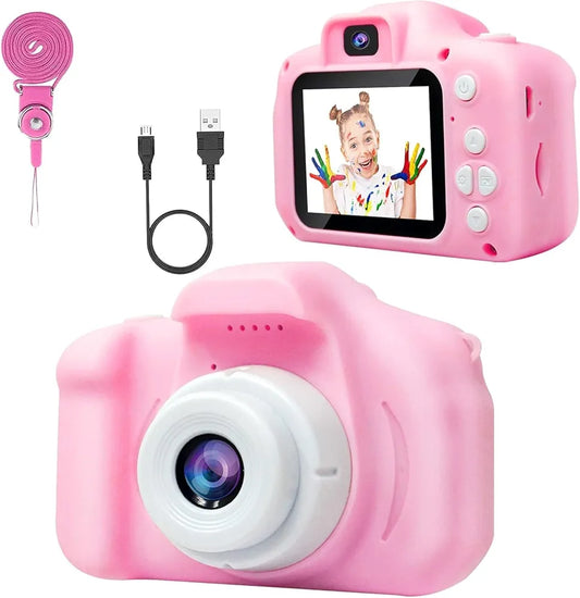 Kids Digital Camera for Boys & Girls Age 3–12, 3.0MP Mini Toy Camera with 1080P HD Video, 2-Inch Screen, USB