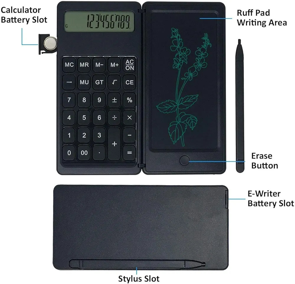 Calcify™ 2-in-1 Smart Calculator with Writing Pad