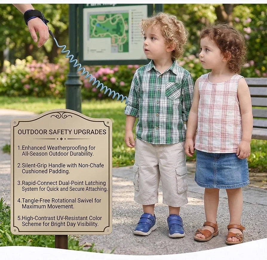 Baby Wrist Link with Key - Adjustable Strap Safety Link ,