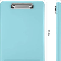 Foldable Plastic Clipboard with Built-in Storage and Pen Holder - Ideal for School, Office, Travel - Perfect for Students, Teachers, Doctors, Nurses, Professionals