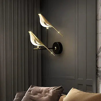 kinis Golden Bird Led Wall Light