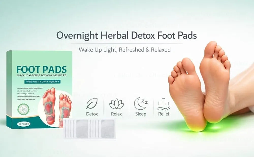 Herbal And Gentle Ingredient Detox Foot Pads, Natural Ingredients for Sleep Aid