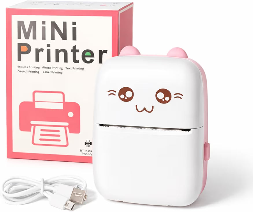 Imagine Mini Portable Thermal Printer Bluetooth Pocket Printer for Kids and Adults