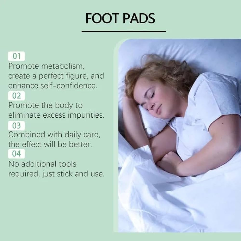 Herbal And Gentle Ingredient Detox Foot Pads, Natural Ingredients for Sleep Aid