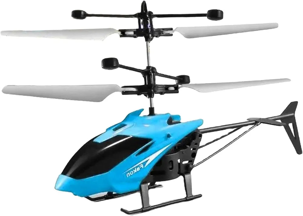 Helicopter Toy for Boys Age 4+, Safety Sensor, 320 RPM Motor, 2.6 Remote, Rechargeable Battery, LED Lights I