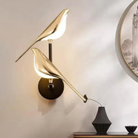 kinis Golden Bird Led Wall Light