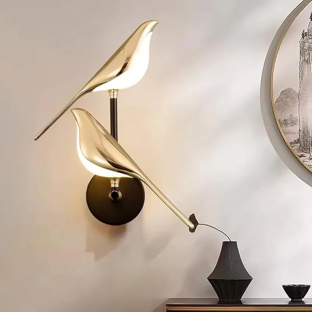 kinis Golden Bird Led Wall Light