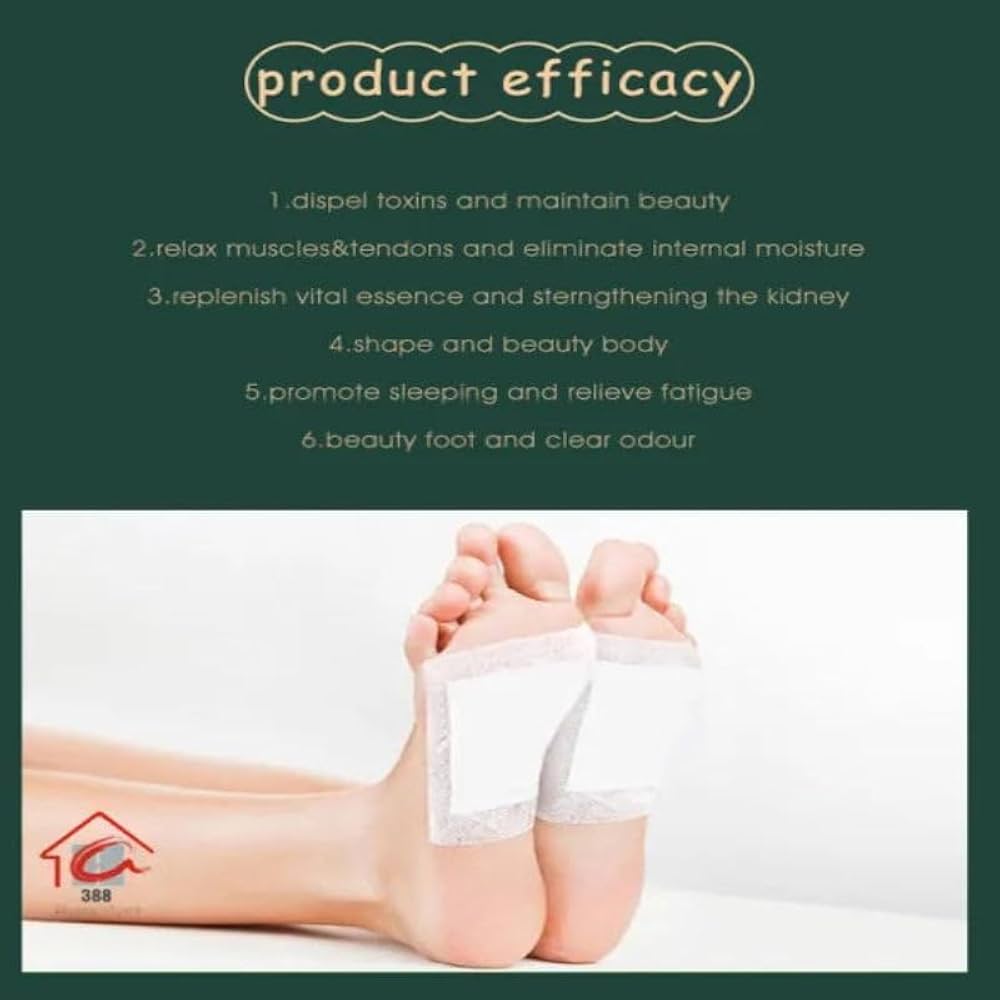 Herbal And Gentle Ingredient Detox Foot Pads, Natural Ingredients for Sleep Aid