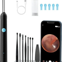 Earocam Earwax Removal Tool Kit with HD Camera WiFi Connection & 6 LED Lights Endoscope Tool Ear Cleaner Set of 8,