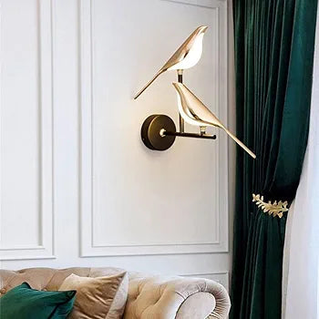 kinis Golden Bird Led Wall Light