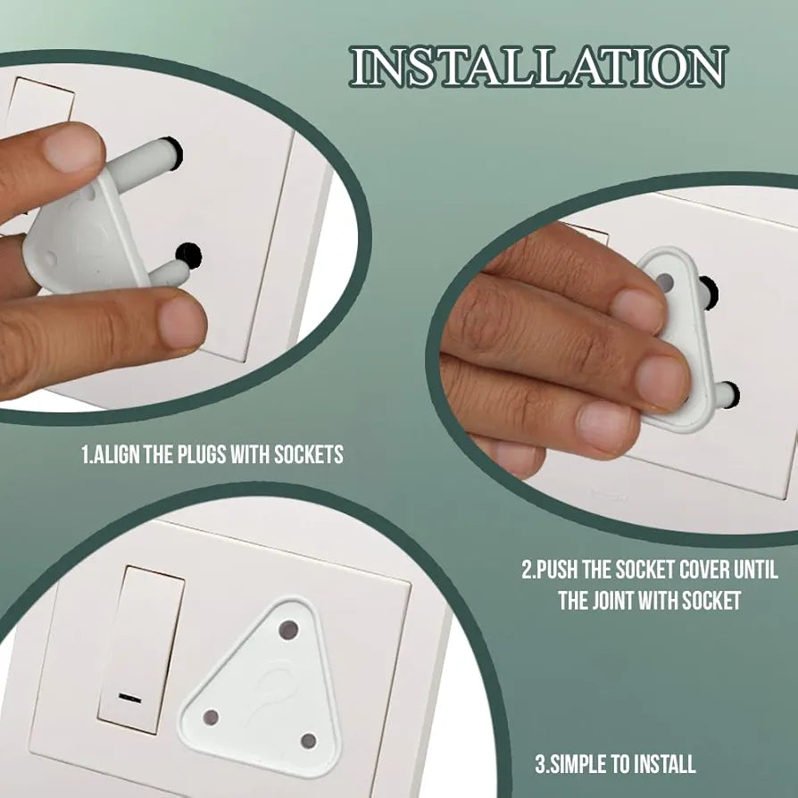 Baby Proofing Socket Plug Covers 36 Pcs – Baby Safety Child Proof Electric Socket Protector for Switch Board, Dummy Plug Cover Guards for Kids Safety