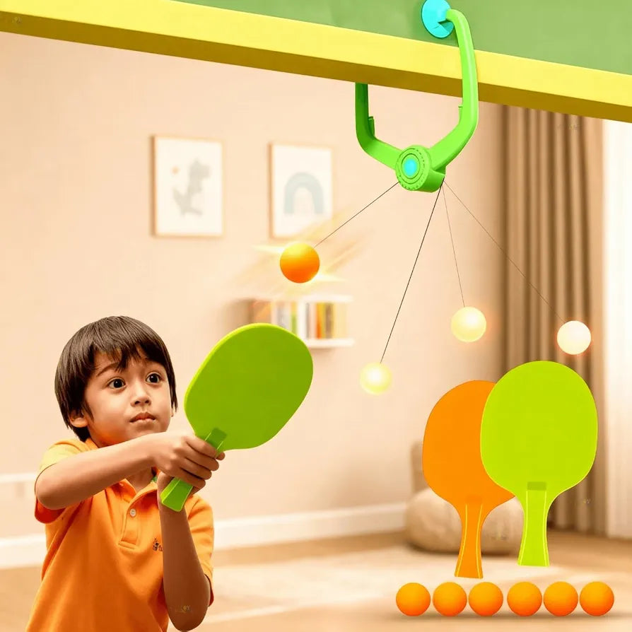 Indoor Hanging Table Tennis Trainer for Kids