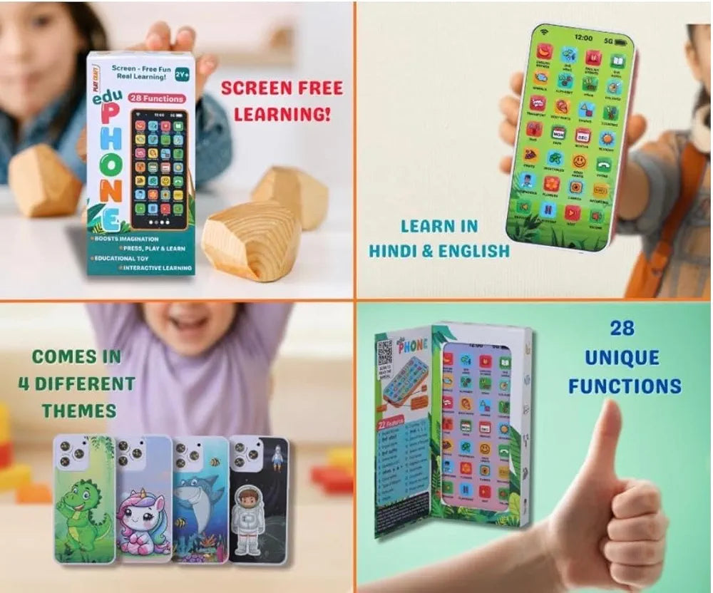 Educational Phone Type-C Rechargeable Musical