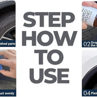 Crystal Coating for Car and Bike Plastic Parts | 30ml PVC Restorer and Revitalizing Coating Agent | Maintenance Dashboard Plastic Cleaner Polish Shining | Pack of 2