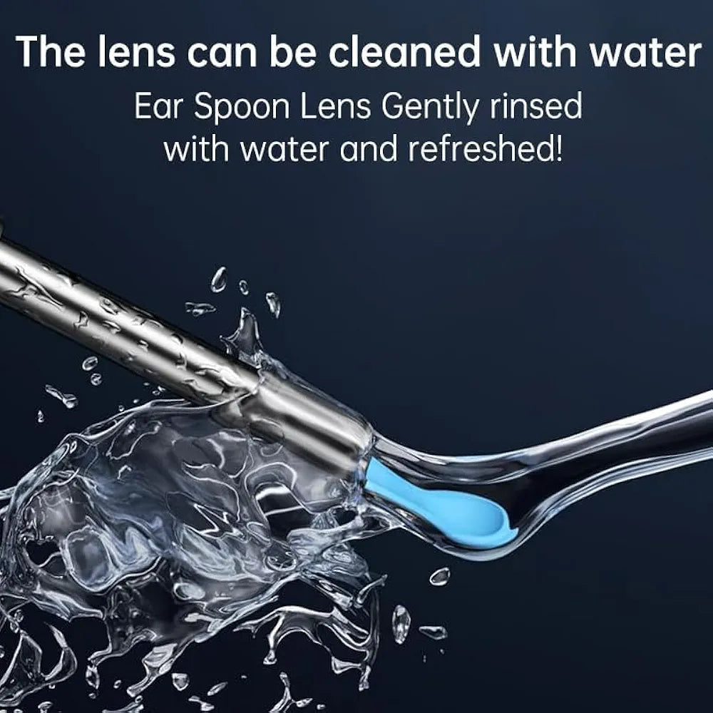 Earocam Earwax Removal Tool Kit with HD Camera WiFi Connection & 6 LED Lights Endoscope Tool Ear Cleaner Set of 8,