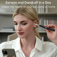 Earocam Earwax Removal Tool Kit with HD Camera WiFi Connection & 6 LED Lights Endoscope Tool Ear Cleaner Set of 8,