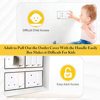 Baby Proofing Socket Plug Covers 36 Pcs – Baby Safety Child Proof Electric Socket Protector for Switch Board, Dummy Plug Cover Guards for Kids Safety