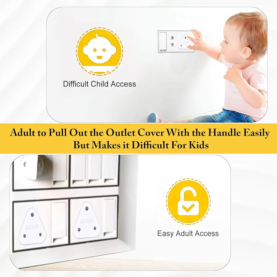Baby Proofing Socket Plug Covers 36 Pcs – Baby Safety Child Proof Electric Socket Protector for Switch Board, Dummy Plug Cover Guards for Kids Safety