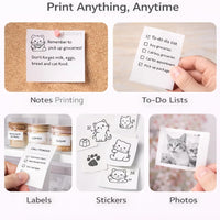 Cute Pocket-Sized Bluetooth Mini Printer
