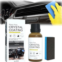 Crystal Coating for Car and Bike Plastic Parts | 30ml PVC Restorer and Revitalizing Coating Agent | Maintenance Dashboard Plastic Cleaner Polish Shining | Pack of 2