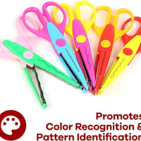 Art And Craft Projects - Pack 6 Craft Punching Maching And 4 Diffrent Design Scissors, Assorted