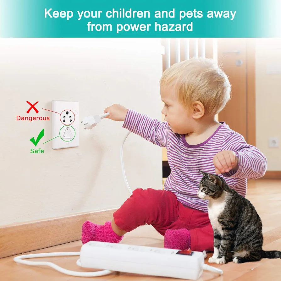 Baby Proofing Socket Plug Covers 36 Pcs – Baby Safety Child Proof Electric Socket Protector for Switch Board, Dummy Plug Cover Guards for Kids Safety
