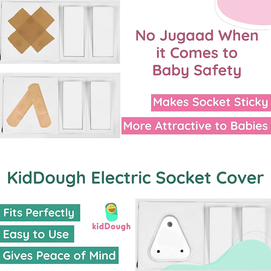 Baby Proofing Socket Plug Covers 36 Pcs – Baby Safety Child Proof Electric Socket Protector for Switch Board, Dummy Plug Cover Guards for Kids Safety