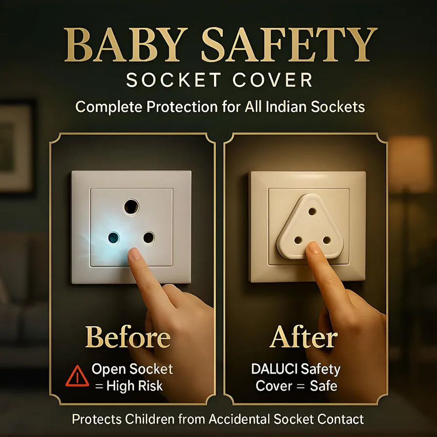 Baby Proofing Socket Plug Covers 36 Pcs – Baby Safety Child Proof Electric Socket Protector for Switch Board, Dummy Plug Cover Guards for Kids Safety