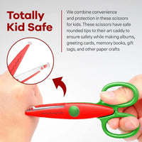 Art And Craft Projects - Pack 6 Craft Punching Maching And 4 Diffrent Design Scissors, Assorted