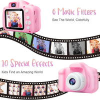 Kids Digital Camera for Boys & Girls Age 3–12, 3.0MP Mini Toy Camera with 1080P HD Video, 2-Inch Screen, USB