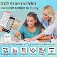 Cute Pocket-Sized Bluetooth Mini Printer