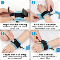 Baby Wrist Link with Key - Adjustable Strap Safety Link ,