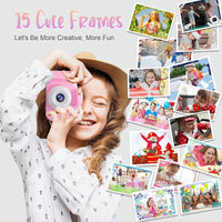 Kids Digital Camera for Boys & Girls Age 3–12, 3.0MP Mini Toy Camera with 1080P HD Video, 2-Inch Screen, USB