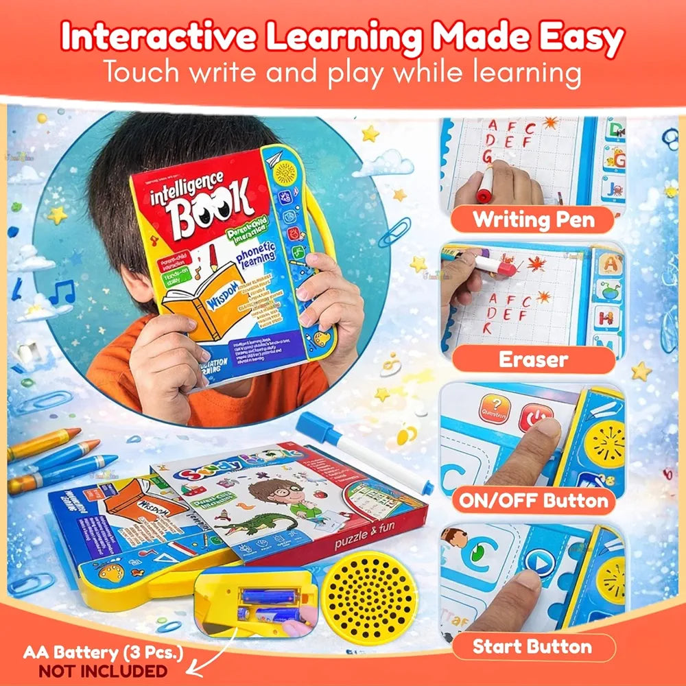 The Ultimate 2-in-1 Smart Intelligence Sound Book for Kids