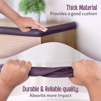 Pack Of 2 Baby Proofing Edge Corner Guards, Extra Thick 2 Meter, Furniture Corner Cushion for Child Safety, 3M Adhesive Tape (Pack Of 2)