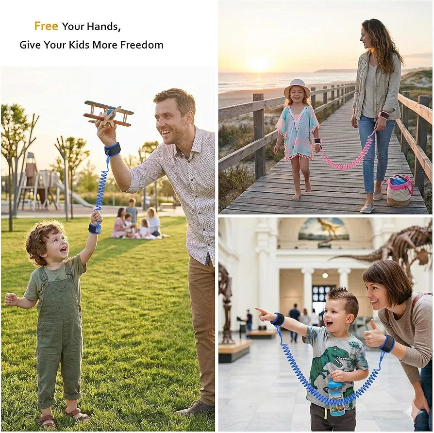 Baby Wrist Link with Key - Adjustable Strap Safety Link ,